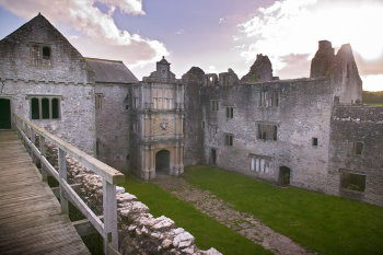 Old Beaupre Castle near Cowbridge